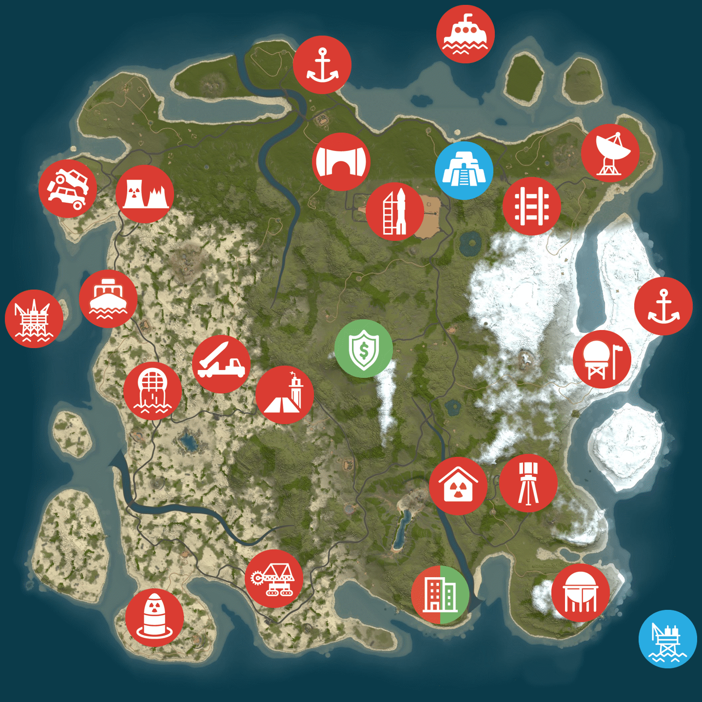 Map B